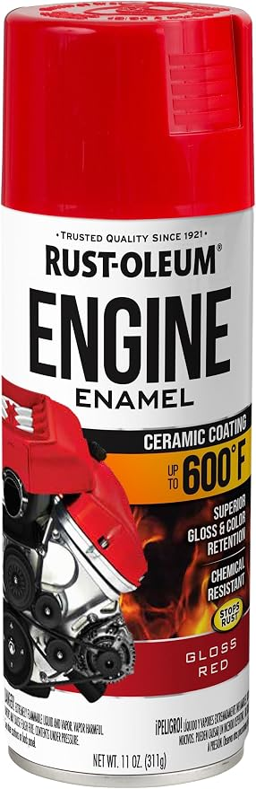 SPRAY PAINT 600ENGINE GLS RED