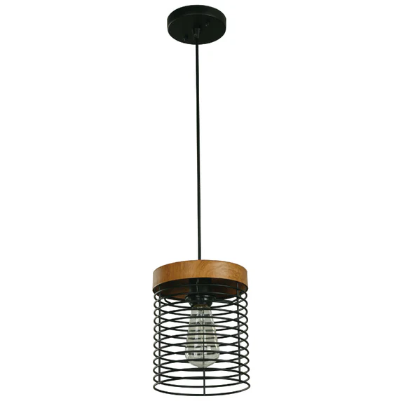 HANGING LAMP 1L E26 60W M/BLK