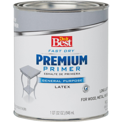 Do It Best Latex Interior Wall Primer White 1 Quart W36W00702-44