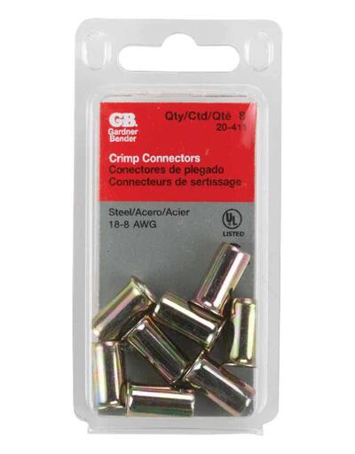 Gb Electrical Crimp Connector Copper to Copper 8 Pack 20-411: $7.32