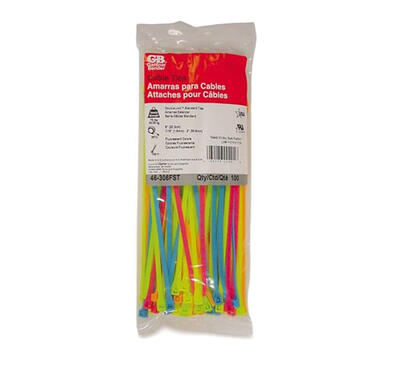 Gb Electrical Cable Ties  8 Inch 100 Pack 46-308FST