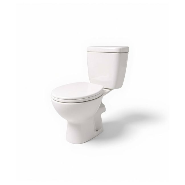 TOILET 2PC PTRAP WHITE T-F