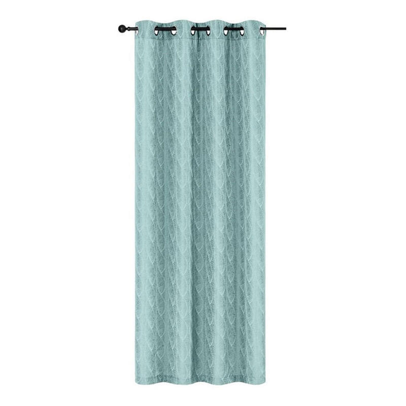  Safdie & Co. Curtain Woven Jacquard Amberly 84 Inch  Aqua 1 Each 51745.Z.80