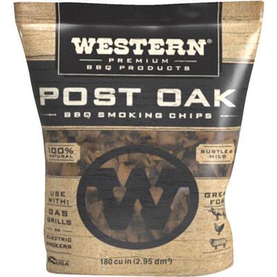  Western Post Oak Wood Smoking Chips 180 Cubic Inch 1 Each 78077: $11.98