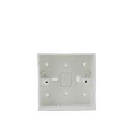 Switch Outlet Box 1 Gang With Knock Out  32mm 1 Each SB3W: $6.35