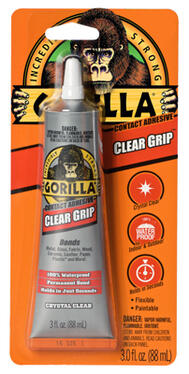  Gorilla  Clear Grip Adhesive 3 Ounce 1 Each 8040002: $28.24