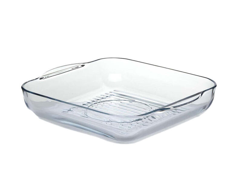  Pasabache Borcam Glass Square Tray With Cover 1 Each 748-59874