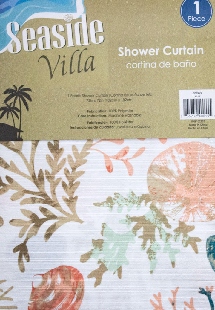 WESTIN SHOWER CURTAIN CORAL