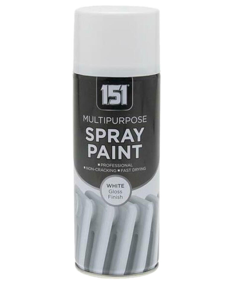 151 Multipurpose Spray Paint 400ml White 1 Each TAR026