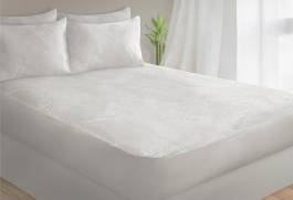 MATTRESS PROT IVORY 60X80