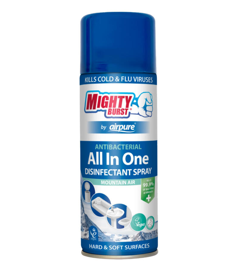 Airpure Mighty Burst All In One Disinfectant  Mountain Air 450 ml  1 Each AIO373