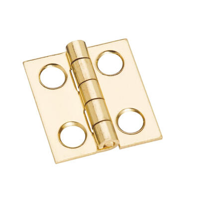  National  Hinges 3/4x11/16 Inch  Solid Brass 1 Each N211-276