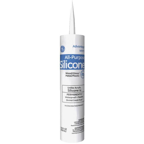  General Electric All Purpose Silicone Sealant 9.8 Ounce White 1 Each M60.02