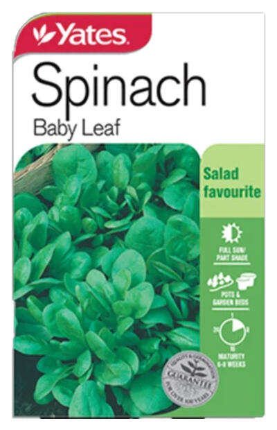  Yates Spinach Baby Leaf 1 Each 51935