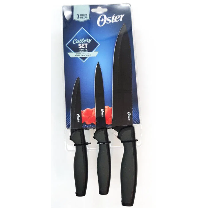 CUTLERY KNIFE SET 3PC SS  SC