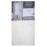 VC Curtain Embroidery Sheer Panel 1 Pair IVORY CR9-PPR-7696-I2-IVO: $57.41