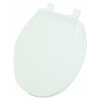 Home Impressions Toilet Seat Round Plastic White 1 Each 445352