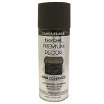 Easy Care Premium Decor Camouflage Flat Enamel Spray Paint 12oz Dark Brown 1 Eac