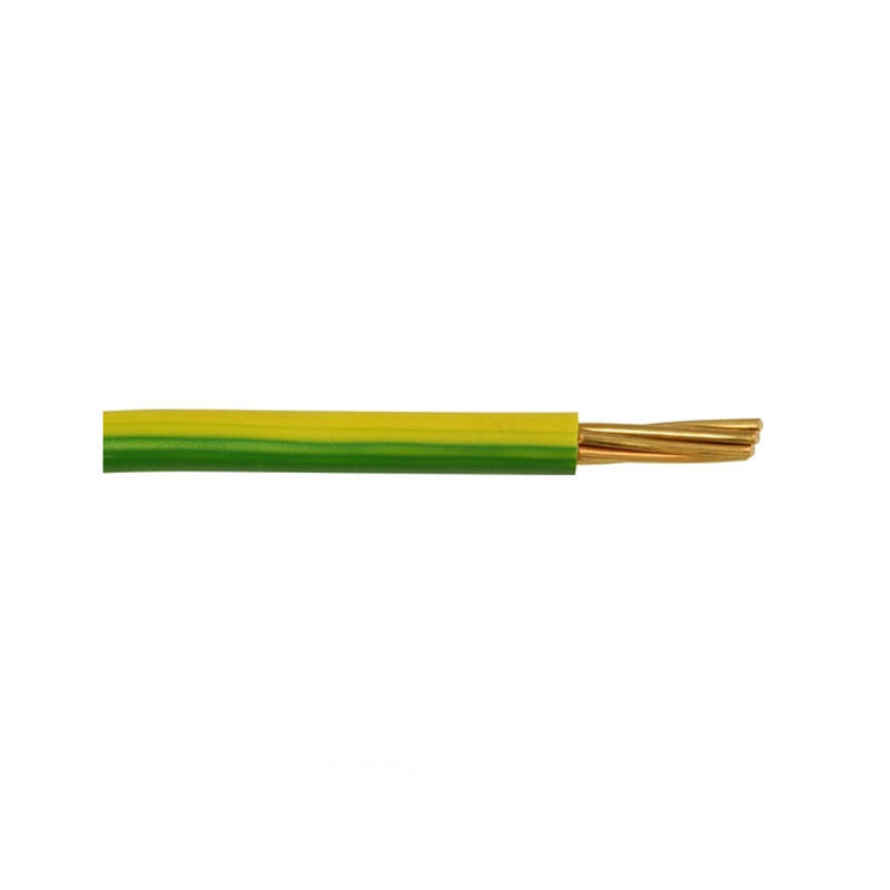 Cable Single Core 1.5mm Green/Yellow 1 Yard FETUH07VR1.5YG