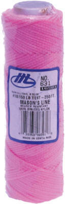 Marshalltown  Nylon Mason Line  250 Foot  Pink  1 Each 16581