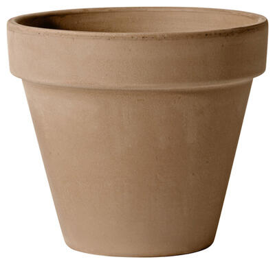  Deroma  Graphite Standard Clay Pot 6 Inch  1 Each 0115CPZ