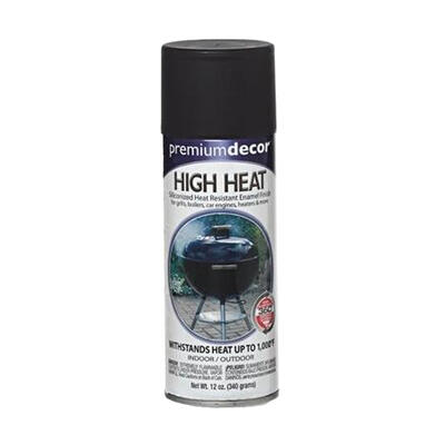 Easy Care Premium Decor High Heat Spray Paint 12oz Black 1 Each PD1552-AER