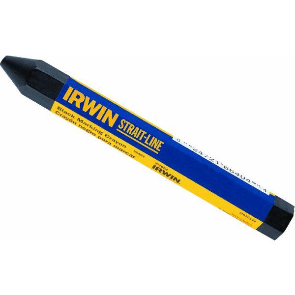 Irwin  Strait-Line  Lumber Crayon Black 1 Each 66404