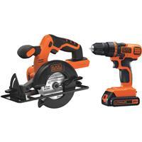  Black & Decker Cordless Saw Drill 1 Each BD2KITCDDCS
