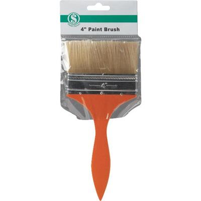  Smart Savers  Flat Paint Brush 4 Inch  1 Each 777964