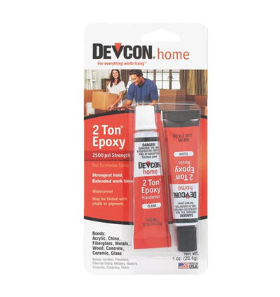  Devcon 2 Ton Epoxy Glue 1-1/2 Ounce 1 Each S35 DV35345
