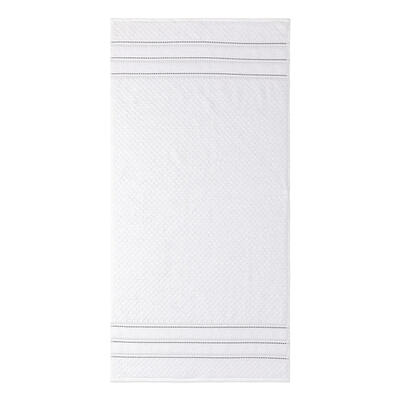Safdie & Co Terry Bath Towel 24x50cm White 1 Each 77583.B.01: $49.73