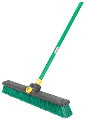 Quickie Indoor And Outdoor Push Broom Green 1 Each 00638: $109.49