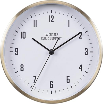 ANALOG CLOCK BRASS 5.9