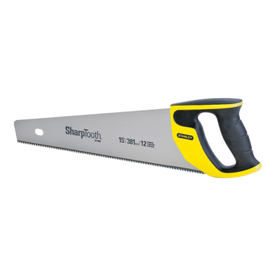  Stanley  Rubberized Grip Handle Hand Saw 12 PPI 1 Each 20-526