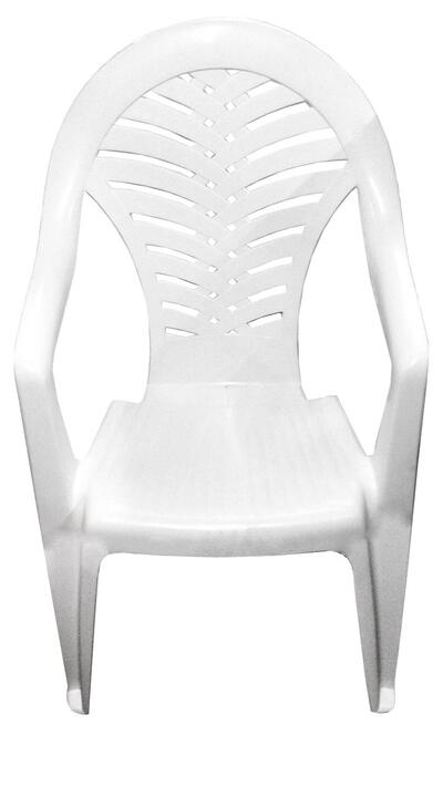 Ocean Chair Plastic White 1 Each  MP865006OCBI