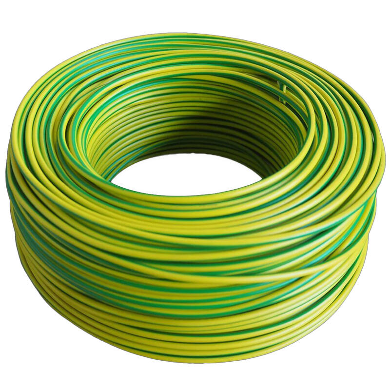  Cable Single Core 6mm Green Yellow 1 Yard