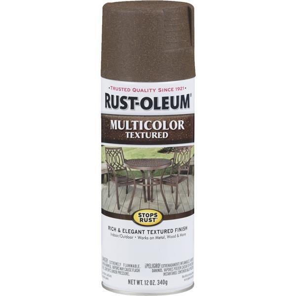 Rust-Oleum Multicolor Text Spray Paint 12oz Autumn Brown 1 Each 223523