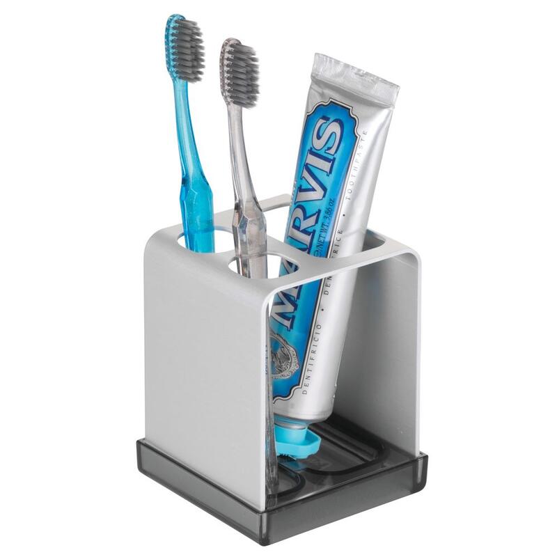 iDesign Metro Ultra Toothbrush Holder Aluminum 1 Each 49276