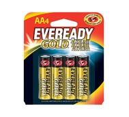  Eveready Gold Battery AA 4 Pack  EPR09083 A91BP4: $11.31