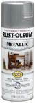 Rust-Oleum Stops Rust Metallic Satin Spray Paint 11oz Silver 1 Each 7271830