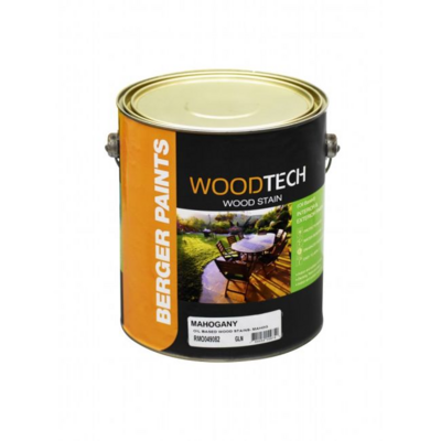 Berger Wood Tech Wood Stain Mahogany 1 Gallon P114036