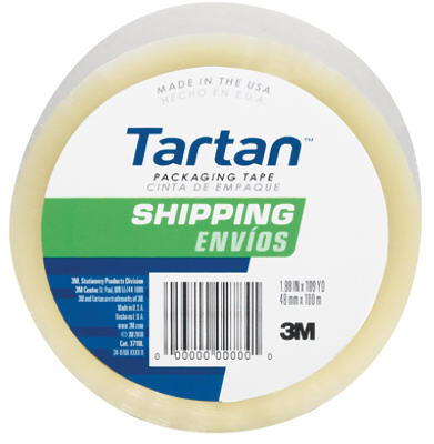  Tartan Packaging Tape 1.89 Inchx54.6 Yard 1 Roll 3710-DC: $9.03