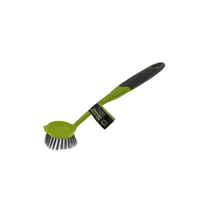 Dish Brush  Green And Grey 1 Each 733-83553