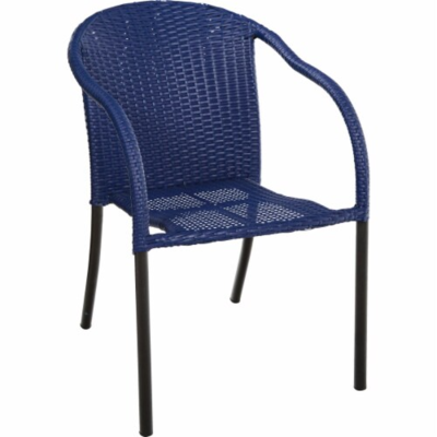 STL FRAME STACKABLE CHAIR BLUE