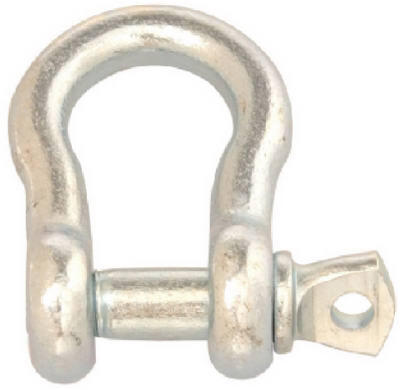  Apex  Screw Pin Anchor Shackle 1/4 Inch  Zinc 1 Each T9600435