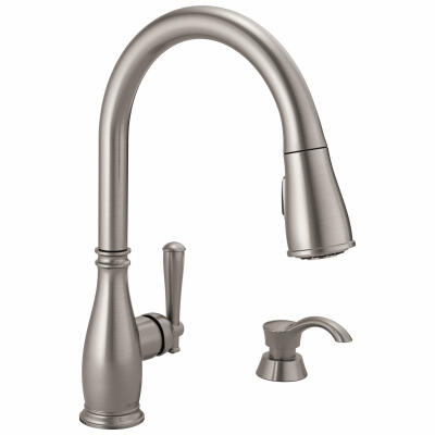  Delta Single Pull Down Kitchen Faucet 1 Each 19962Z-SSSD-DST