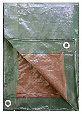 Tru Guard Storage Tarp Cover 12x20 Ft Green And Brown 1 Each KT-MT1220GB: $127.56