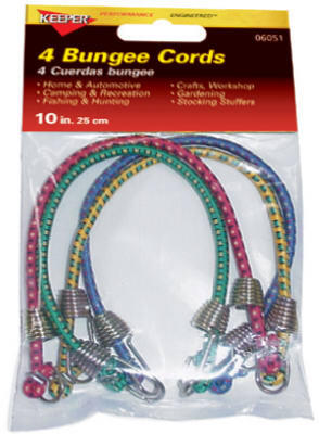  Keeper  Bungee Cord  10 Inch  1 Pack  6051