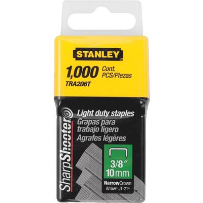  Stanley  Light Duty Staples 3/8 Inch  1 Each 04TRA206T