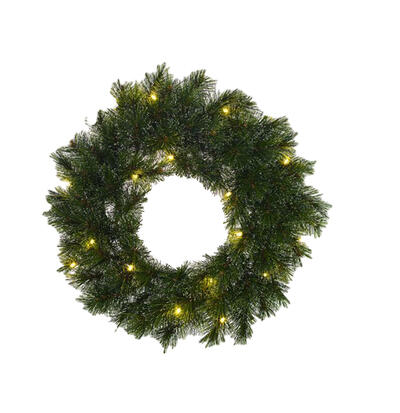  Wreath Glendon 30 LED Green 1 Each 1015816
